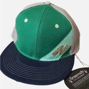 Grassroots California Limited Release Marty Party Flat Brim Fitted Cap, Size: 8